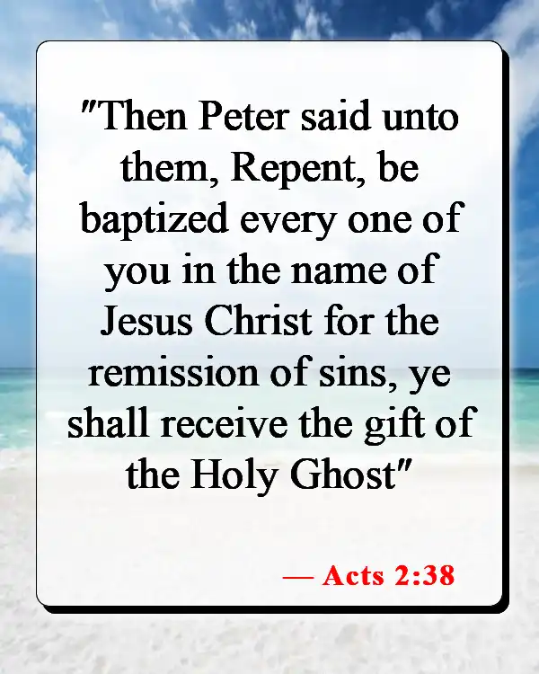 Bible Verses About The Blood Of Jesus (Acts 2:38)
