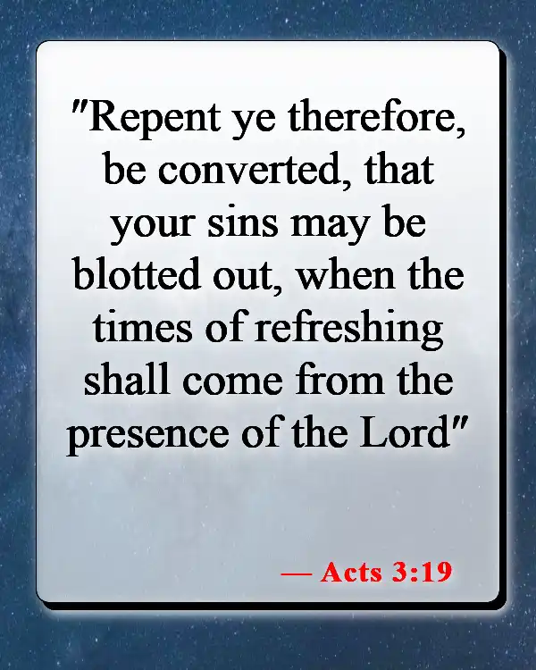 Bible Verses About Returning To God (Acts 3:19)