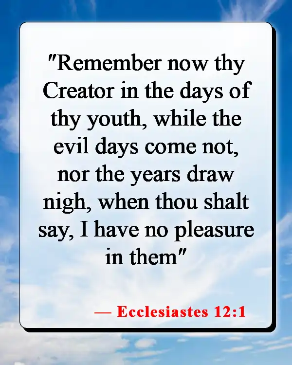 Bible Verse About A Fathers Love For His Son (Ecclesiastes 12:1)