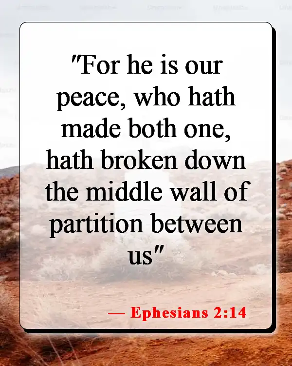 Bible Verses About Excluding Others (Ephesians 2:14)