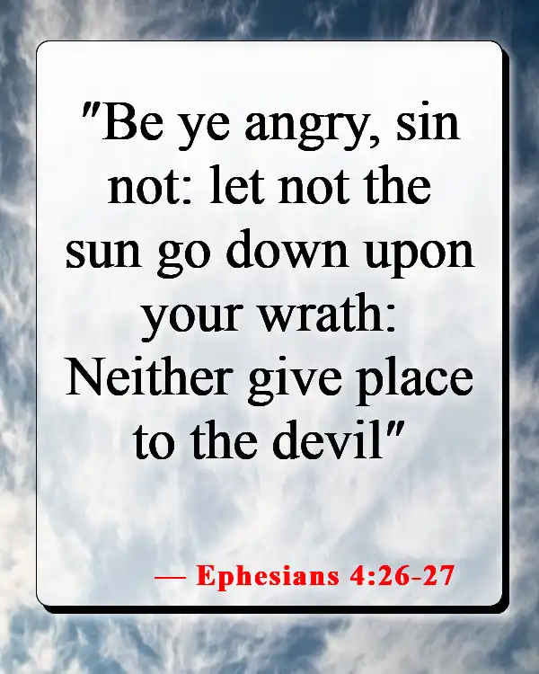 Bible Verses About Healing A Marriage (Ephesians 4:26-27)