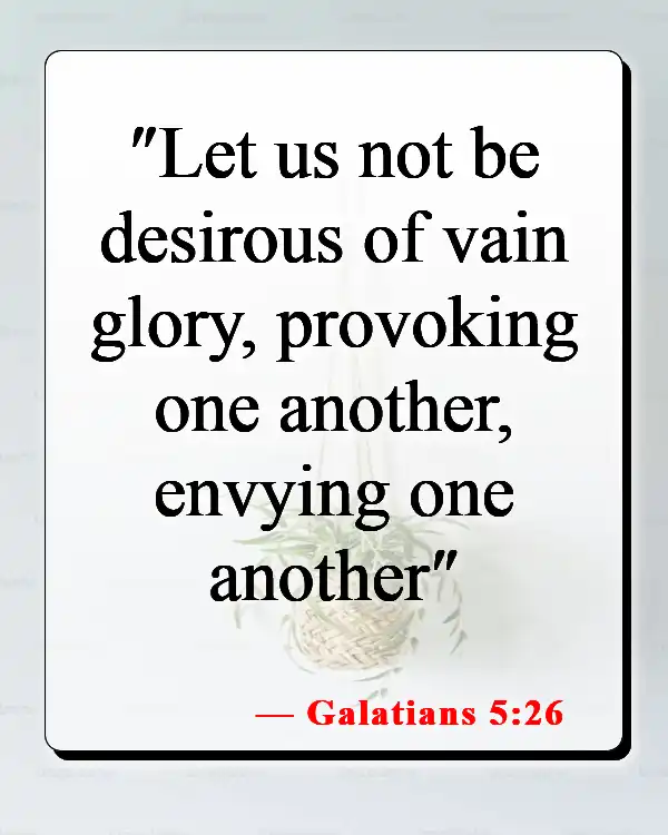 Bible Verses About Excluding Others (Galatians 5:26)