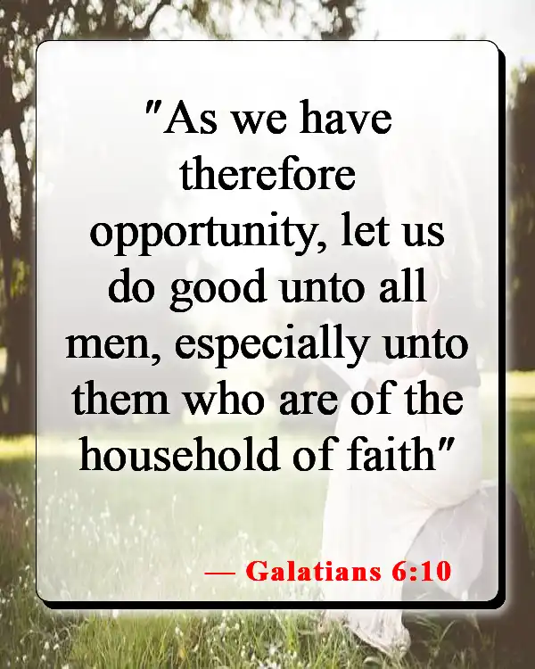 Bible Verses About The Family Home (Galatians 6:10)