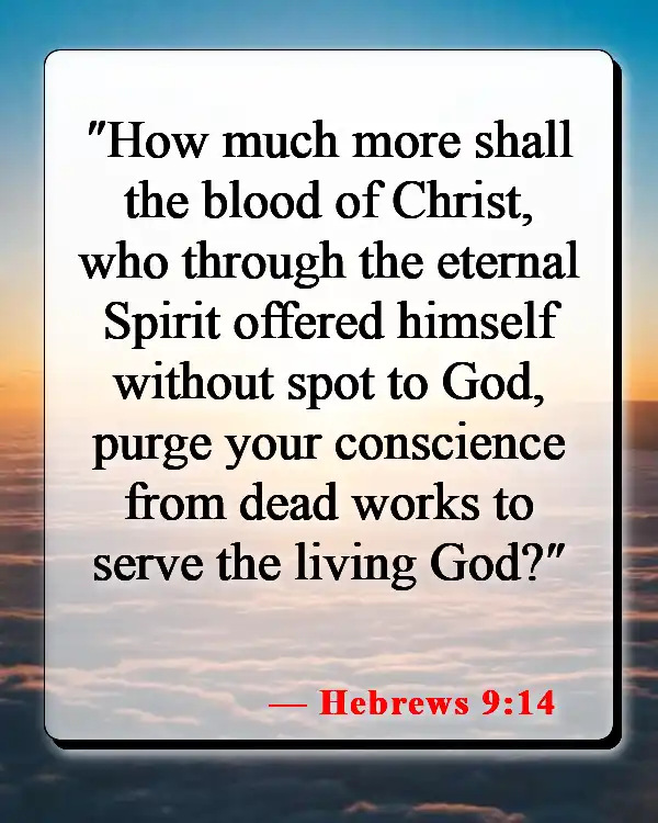 Bible Verses About The Blood Of Jesus (Hebrews 9:14)