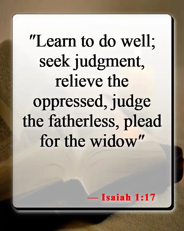 Bible Verses About Helping The Poor And Vulnerable (Isaiah 1:17)