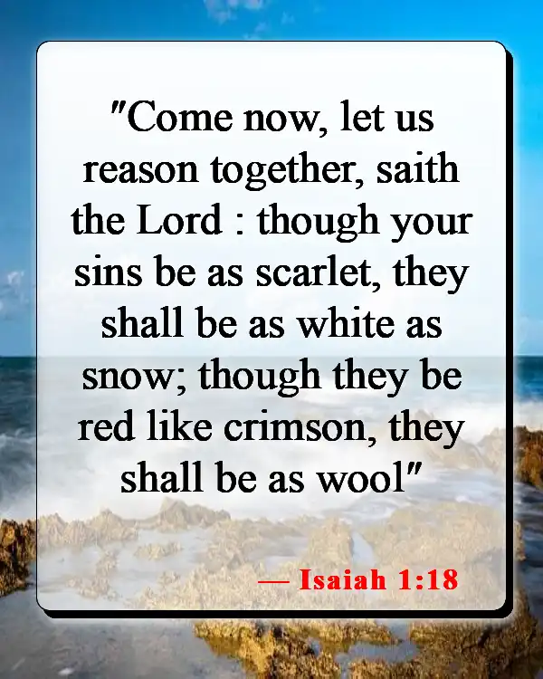 Bible Verses About Returning To God (Isaiah 1:18)