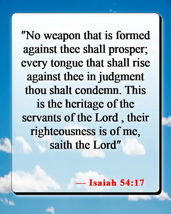 Bible Verses About Healing From Trauma (Isaiah 54:17)