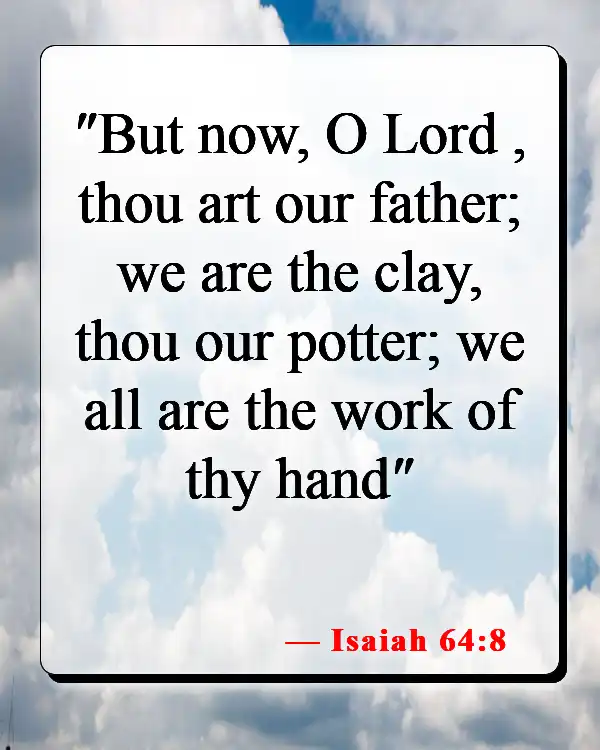 Bible Verse About A Fathers Love For His Son (Isaiah 64:8)