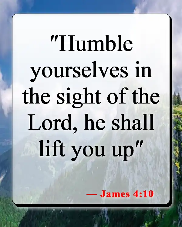 Bible Verses About Surrendering To God (James 4:10)