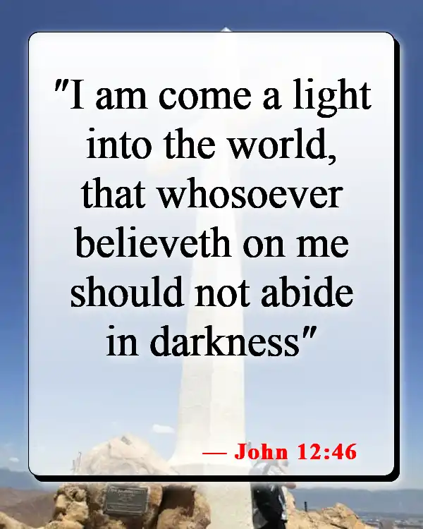 Bible Verses About Why Jesus Came To Earth (John 12:46)