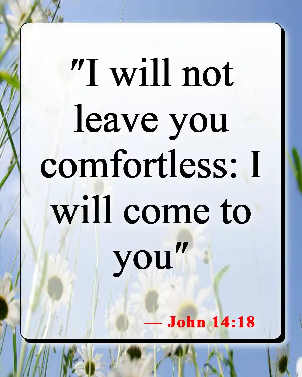 Bible Verses About Fearing Death (John 14:18)