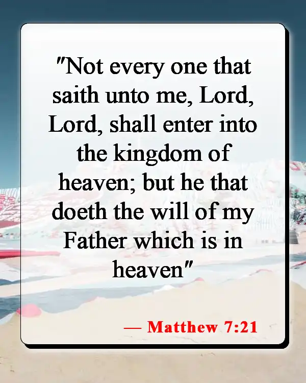 Bible Verses About Babies Going To Heaven (Matthew 7:21)