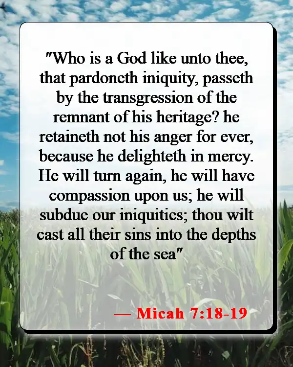 Bible Verses About Second Chances In Love (Micah 7:18-19)