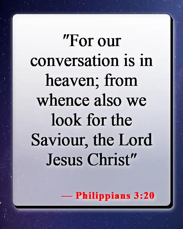 Bible Verses About Returning Home (Philippians 3:20)