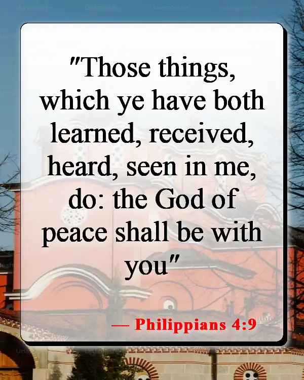 Bible Verses About Hearing And Doing The Word Of God (Philippians 4:9)