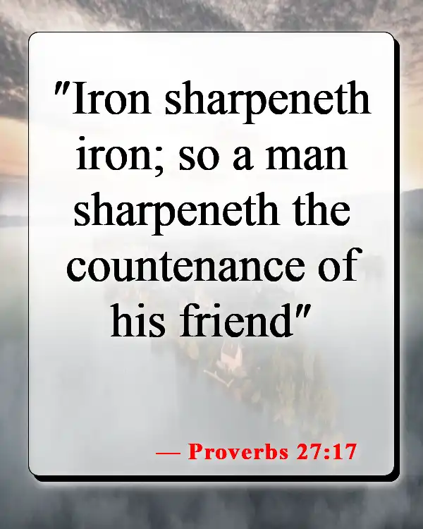 Bible Verses About Healing A Marriage (Proverbs 27:17)