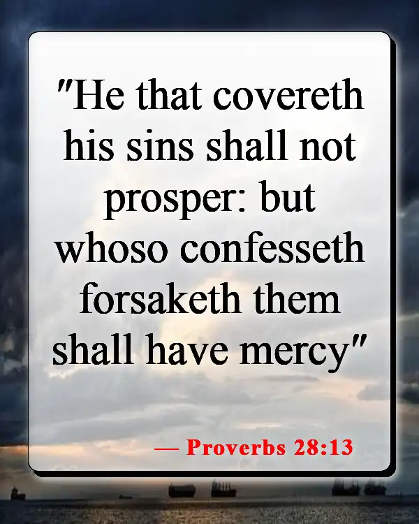 Bible Verses About Second Chances In Love (Proverbs 28:13)