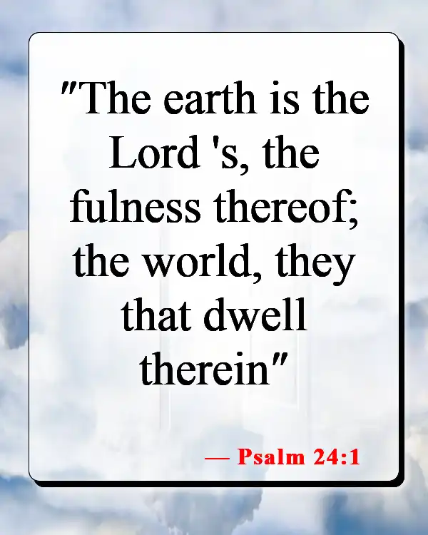 Bible Verses About Death Of A Pet (Psalm 24:1)