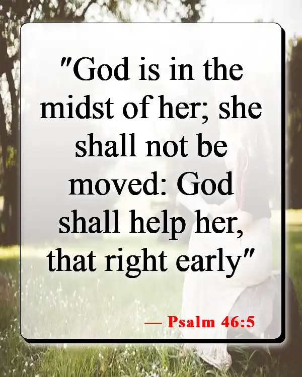 Bible Verses About Morning Prayer (Psalm 46:5)