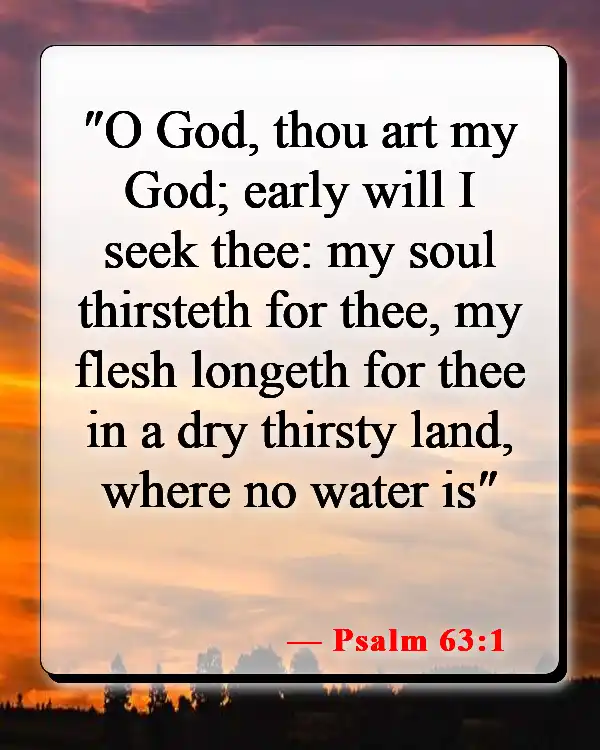 Bible Verses About Morning Prayer (Psalm 63:1)