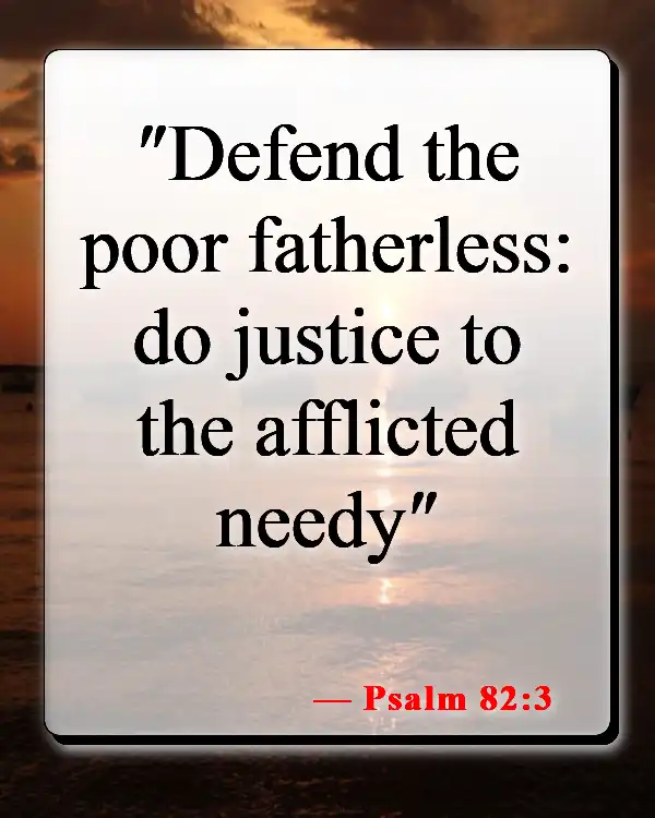 Bible Verses About Helping The Poor And Vulnerable (Psalm 82:3)