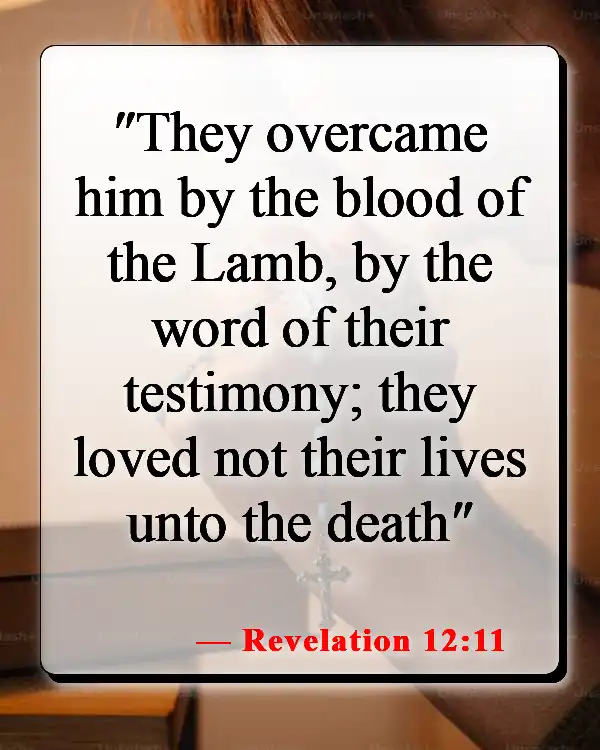 Bible Verses About The Blood Of Jesus (Revelation 12:11)