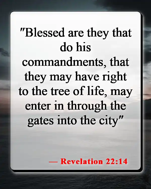 Bible Verses About The Blood Of Jesus (Revelation 22:14)