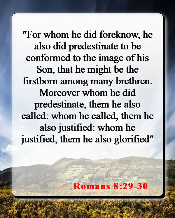 Bible Verses About God Choosing Us (Romans 8:29-30)